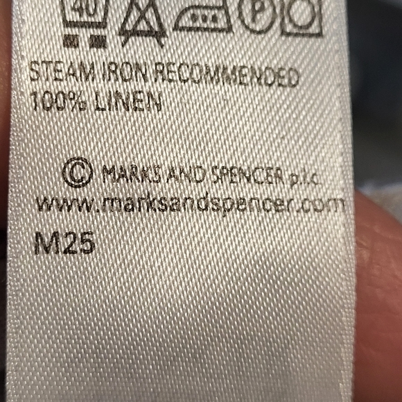 Mark & Spencer  Women's Wide Leg Trousers Elastic Waistband Size UK 16 Long. - Picture 4 of 9